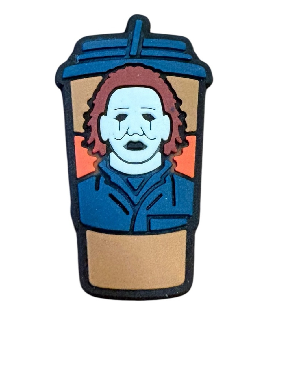 Michael Myers Coffee Cup Croc Charm